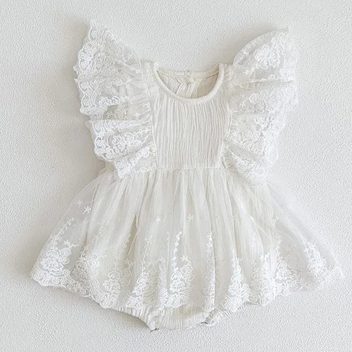2024 New Summer Toddler Baby Girls Jumpsuit Sleeveless Cotton Solid Color Newborn Baby Girls Romper 0-24M Children Clothes - AMULET RING STORE