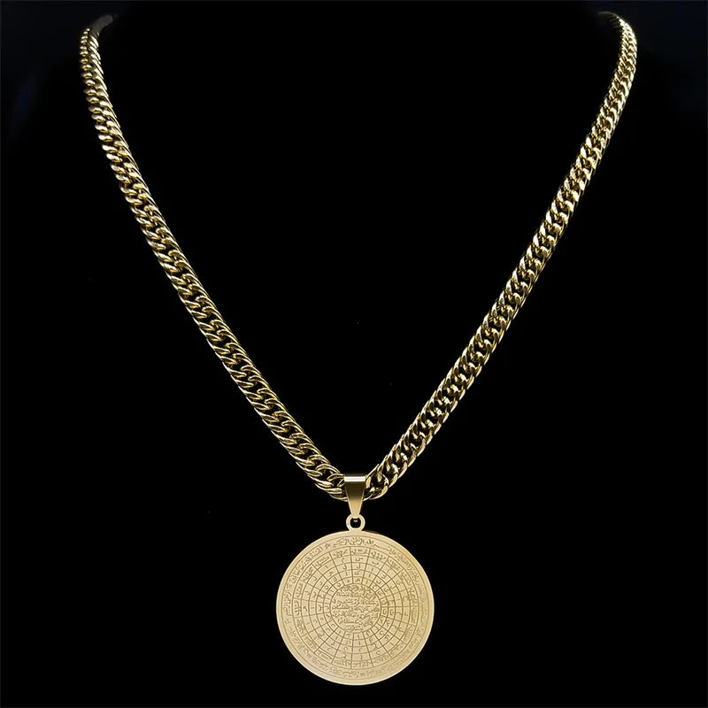 2025 Year's Islamic Powerful Amulet  Quranic Medal  Arabic Necklace