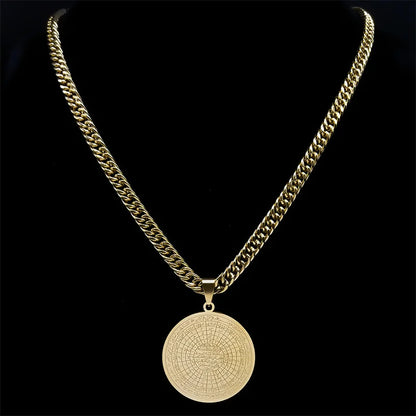 2025 Year's Islamic Powerful Amulet  Quranic Medal  Arabic Necklace