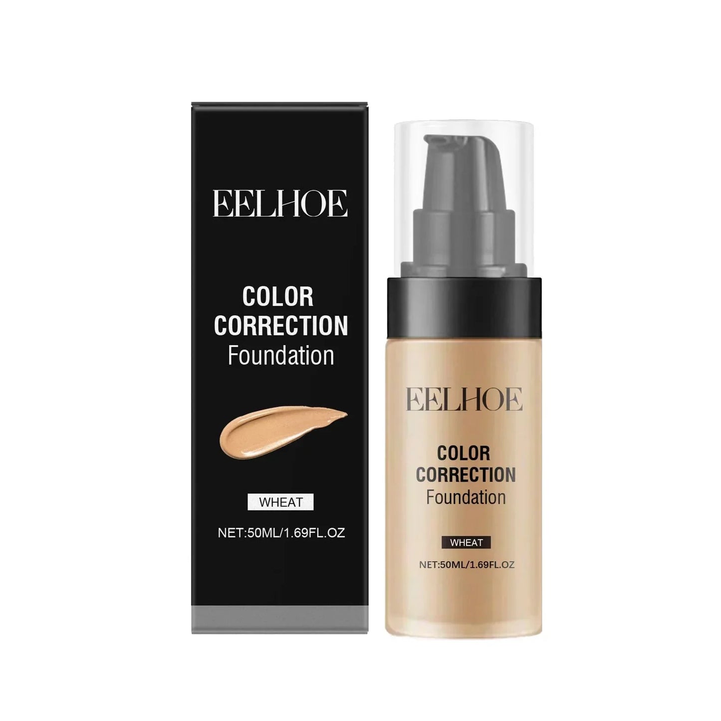 50ML Liquid Foundation CC Cream Matte Full Coverage Moisturizing Brightening Concealer BB Cream Oil Control Makeup Cosmetics - AMULET RING STORE