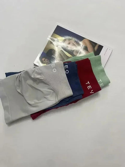 TEVEO Short De Yoga Femme Extensible Respirant Pêche Hanche Hanche Fitness Short de Course Hanche Haute Stretch Mèches De Sueur