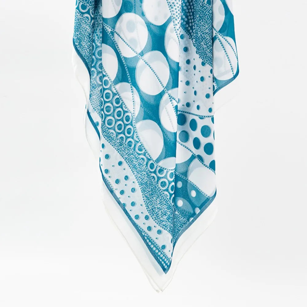 NEW Print Chiffon Hijab Scarf Shawl Fashion Islamic Muslim Scarves Wraps Women Echarpe Breathable Foulard Hijabs - AMULET RING STORE