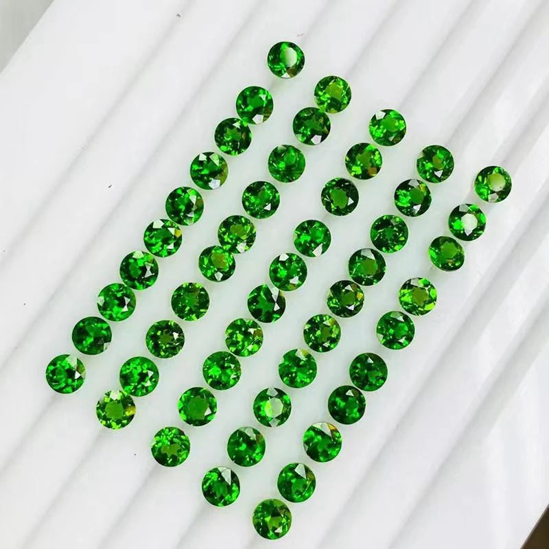 Brilliant Natural AAAAA+ Emerald 10.0mm 6.50Carat Round Cut Gemstones Sri-Lanka VVS Gem