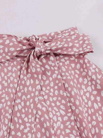 Women's High Waist Pleated Midi Skirts Female Summer Plaid Vintage Casual A-line Loose Skirt With Belt Pocket