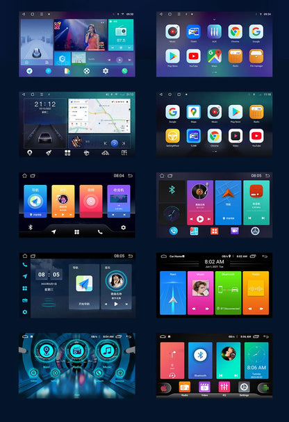 2 Din Android 10.0 Car Stereo Radio Multimedia Video Player For Honda Fit Jazz City 2002 2003 2004 2005 2006 2007 GPS Navigation - AMULET RING STORE