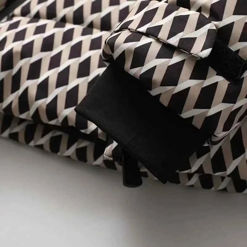 Women's Winter Hooded High Waist Padded Sport Parkas Coats with Belt Female Elegant Thick Warm Pockets Windproof Skiing Jackets