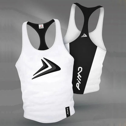 Gym Fitness Vest Animla Singlet Canotte Bodybuilding Stringer Tank Men Women Running T Shirt Muscle Guys Sleeveless Undershirt