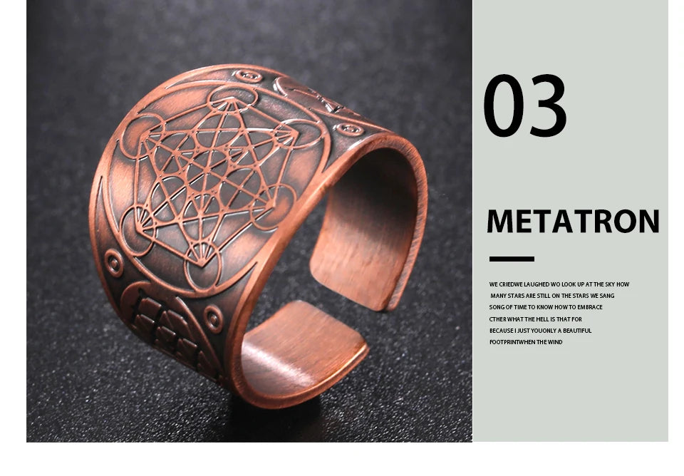 LIKGREAT Six Pointed Star Seal of Solomon Ring