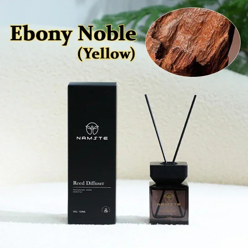 NAMSTE 100ML Reed Diffuser Stick Fragrance oil Aromatherapy Flameless Hotel Home SPA Aromatherapy Air Freshener Fragrance Scent - AMULET RING STORE
