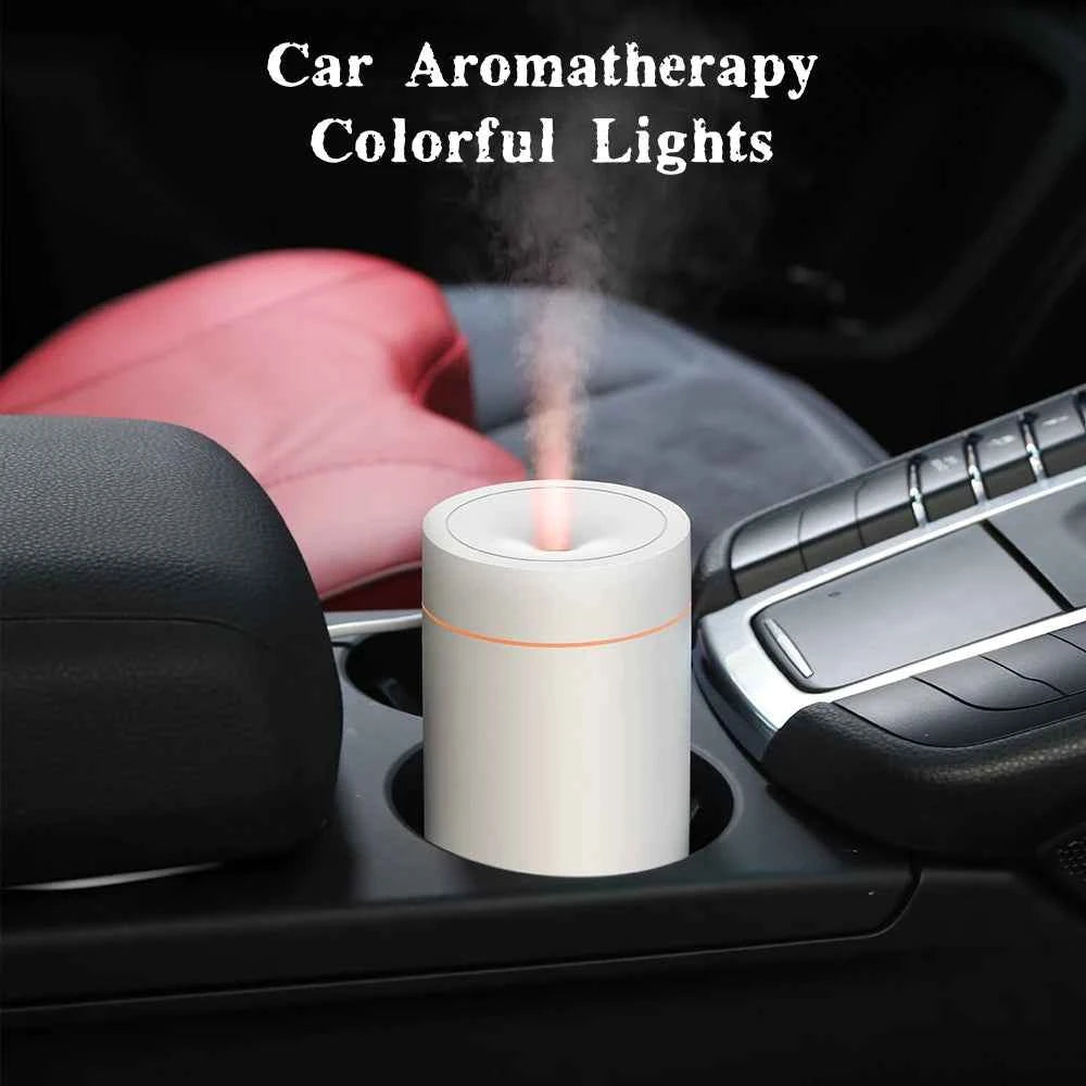 Colorful Car USB Mounted Diffuser Machine Mini Portable Automatic Spray Wireless Car Mounted Home Aromatherapy Humidifier