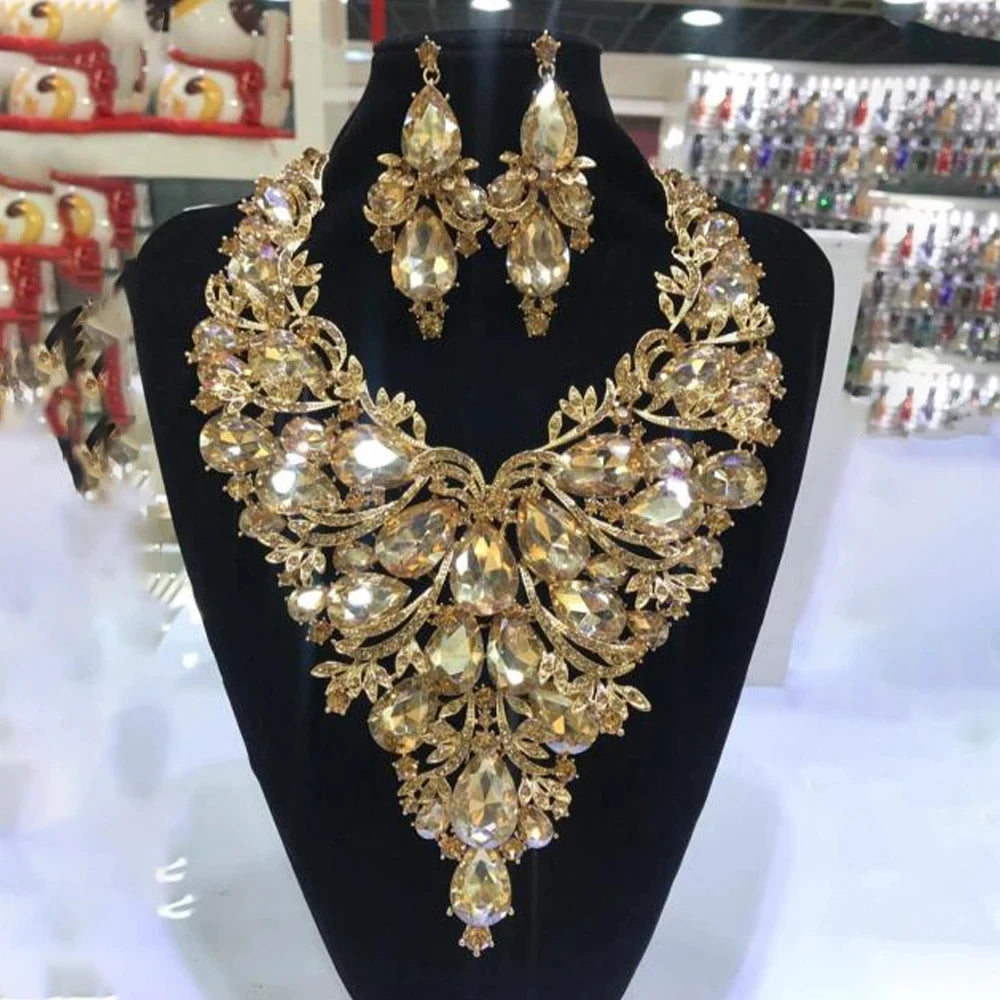 Stonefans Rhinestone Jewelry Set - Party Accessories - AMULET RING STORE