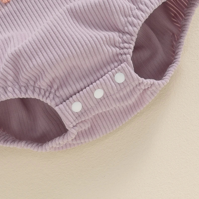 Infant Baby Girl Boy Overalls Rompers Summer Rainbow/Strawberry Embroidery Sleeveless Square Neck Suspender Ribbed Romper - AMULET RING STORE