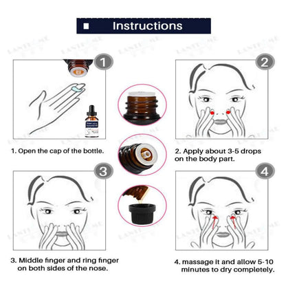 Tightening Beauty Nose shaping Care Massage Essential Oils Reduce Narrow Thin Nose Lift Up Cream Lavender Oil - AMULET RING STORE