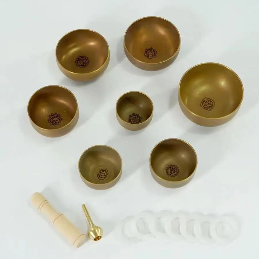 Singing Bowl Meditation Accessories Therapeutic Original Buddha Tibetan Bowls Sound Therapy Musical Percussion Instruments - AMULET RING STORE