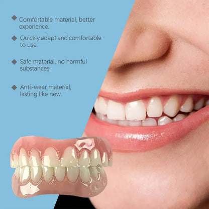 New Denture Silicone Kit Silicone Liners Soft Denture Kit Soft Kit Teeth Upper And Lower Set Easy Use