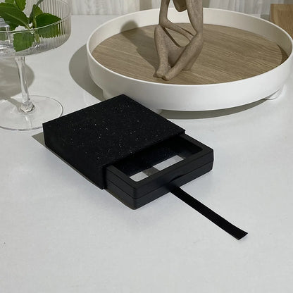 Colourful Glitter Jewellery Box Travel Jewelry Packaging Boxes Fashion Drawer Jewelry Display Box Earrings Gift Organizer Case - AMULET RING STORE