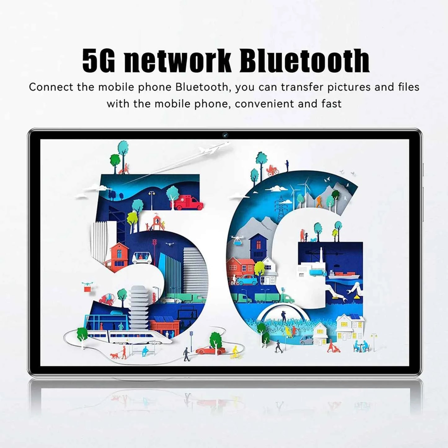 New Arrival 10.1 Inch Octa Core Android Tablets 6GB RAM 128GB ROM 4G Dual SIM Network AI Speed-up Tablet Bluetooth WiFi 6000mAh