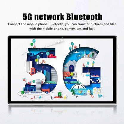 New Arrival 10.1 Inch Octa Core Android Tablets 6GB RAM 128GB ROM 4G Dual SIM Network AI Speed-up Tablet Bluetooth WiFi 6000mAh