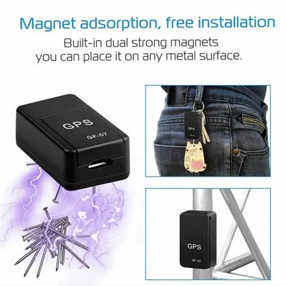 Micro Magnetic GPS Tracker, Vehicle Motorcycle Real-time Anti-theft Tracking Monitor, Personal Anti Loss Positioning Mini GPS - AMULET RING STORE