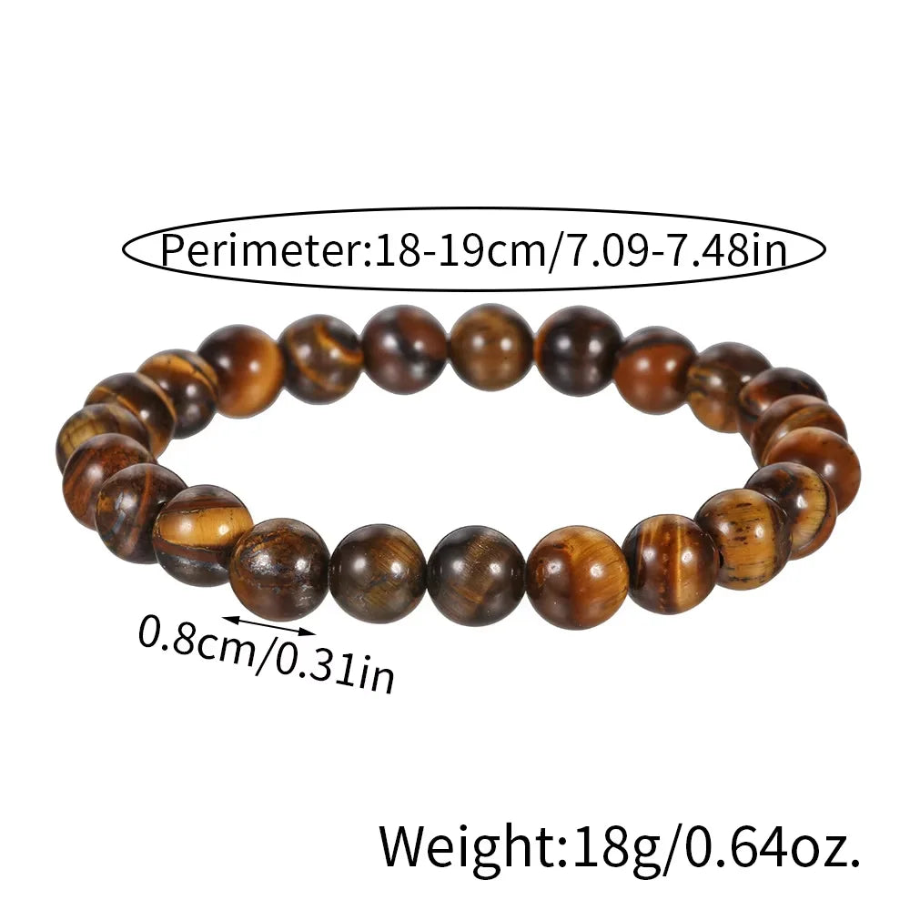 8/10/12/14mm Tibetan Buddhism Six Words Mantra Bracelets For Men Women Black Obsidian Amulet Lucky Bangles Jewelry with Gift Box