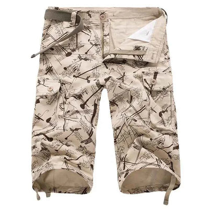 2025 Summner Fashion Cotton Mens Cargo Shorts Camouflage Male Shorts Multi-Pocket Casual Camo Outdoors Tolling Homme Short Pants