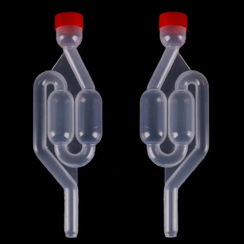 Air Lock Valve S-Shape Airlocks Fermentation Home Brewing Bubble Exhaust ECO-Friendly Beer Wine Stopper Fermenter Seal Valve - AMULET RING STORE