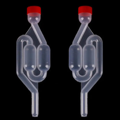 Air Lock Valve S-Shape Airlocks Fermentation Home Brewing Bubble Exhaust ECO-Friendly Beer Wine Stopper Fermenter Seal Valve - AMULET RING STORE
