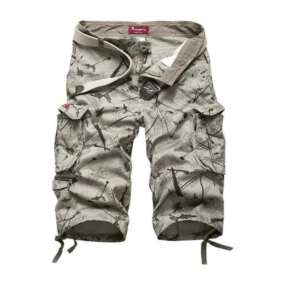 2025 Summner Fashion Cotton Mens Cargo Shorts Camouflage Male Shorts Multi-Pocket Casual Camo Outdoors Tolling Homme Short Pants