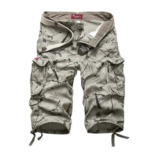 2025 Summner Fashion Cotton Mens Cargo Shorts Camouflage Male Shorts Multi-Pocket Casual Camo Outdoors Tolling Homme Short Pants