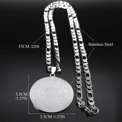 Seal of Solomon Saint Michael Necklace Protection