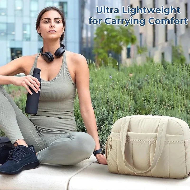 Travel Duffel Bag Lightweight Tote Bag Sport Shoulder Gym Bag Luggage for Women Weekender with Waterproof Multi Pocket
