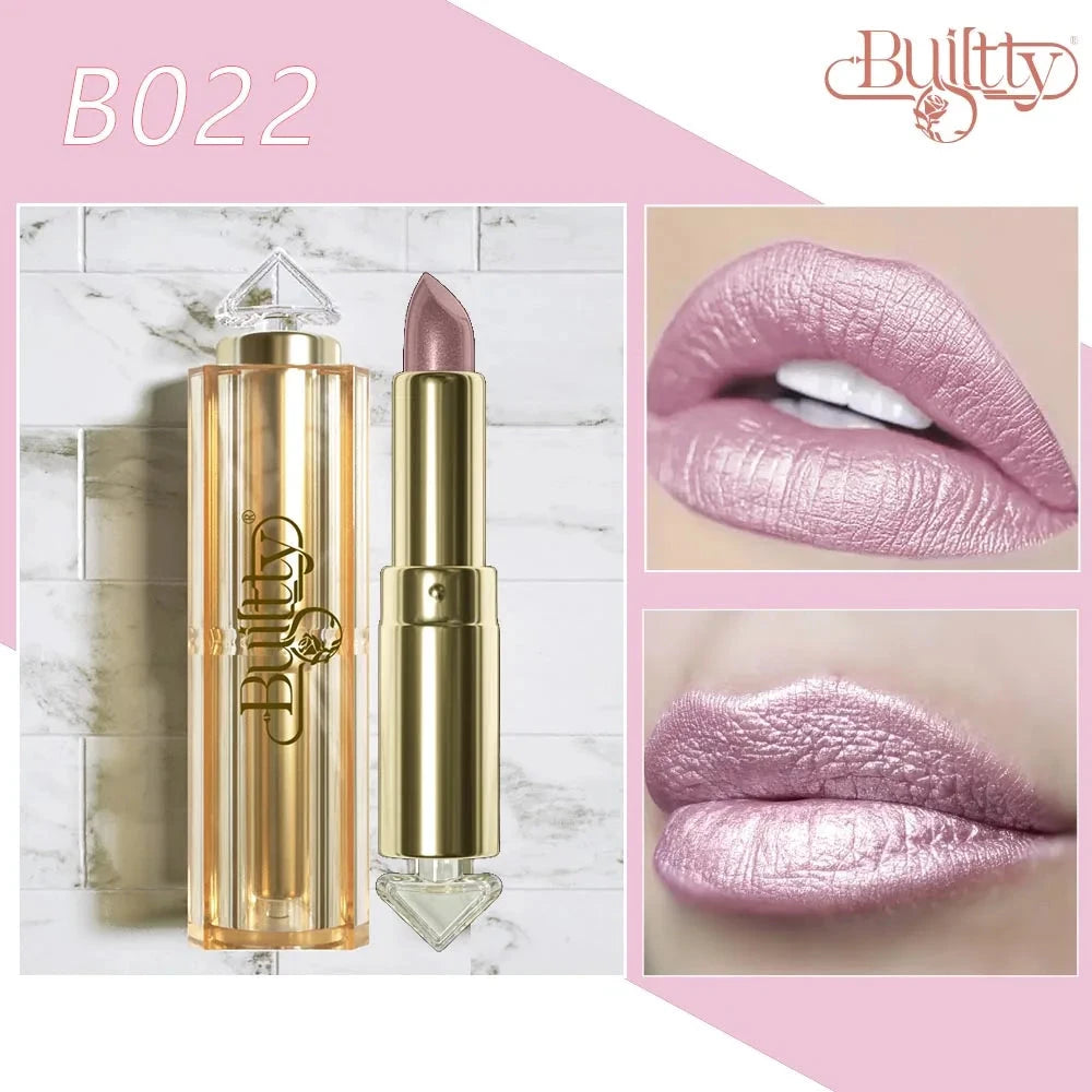 Mother Day Gift Makeup Beauty Matte Lipstick New Brand Cute Long Lasting Waterproof Lipstick Gliter Nude Colors - AMULET RING STORE
