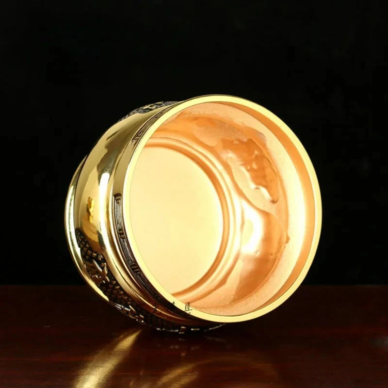 Metal incense burner Buddha tool Backflow fragrance Censer Buddhist Hall pray church tea light burner the god of wealth - AMULET RING STORE