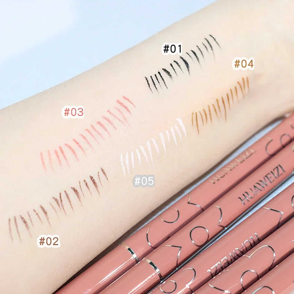 4 Colors Black Matte Liquid Eyeliner Waterproof Lasting Colorful Red Brown Quickily Drying Eyeliner Pencil Eyes Makeup Cosmetics - AMULET RING STORE