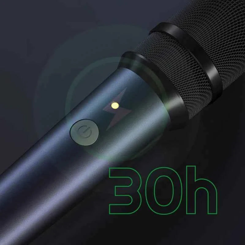 NUNAVO wireless microphone Interview professional microfeono Mic Handle broadcast microphone handheld for iphone smart phone