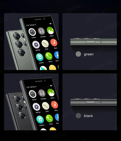 2024 New SERVO S24 Mini 4G Global Smartphone Android System Google Store 2000mAh Facial Unlock Small Smartphones Latest Upgrade - AMULET RING STORE