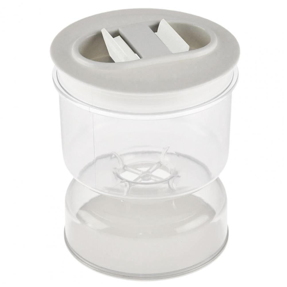 Innovative Pickle Jar Fine Workmanship Olives Jar Plastic Pickle Organizer Hourglass Design Sealed Olives Container for Home - AMULET RING STORE