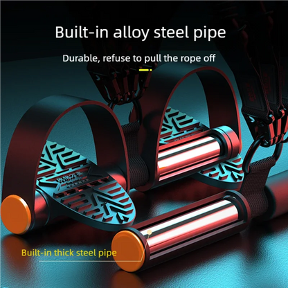 Pedal Type Tensioner Multifunctional Tension Device for men's Fitness,Back, Abdomen, and Abdominal Muscle Training, Pull Rope