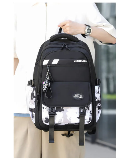 NEW Children Orthopedics School Bags Kids Backpack In Primary Schoolbag For Teenager Boys Waterproof Backpacks Book Bag mochila