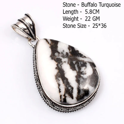 Genuine Labradorite Antique  Pendant Hand Made Women Jewelry Gift