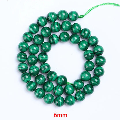 Hot Sell Natural Malachite Beads Rice Tubular Column Cuboid Shape Loose Beads for Jewelry Making DIY Bracelet Accessories - AMULET RING STORE