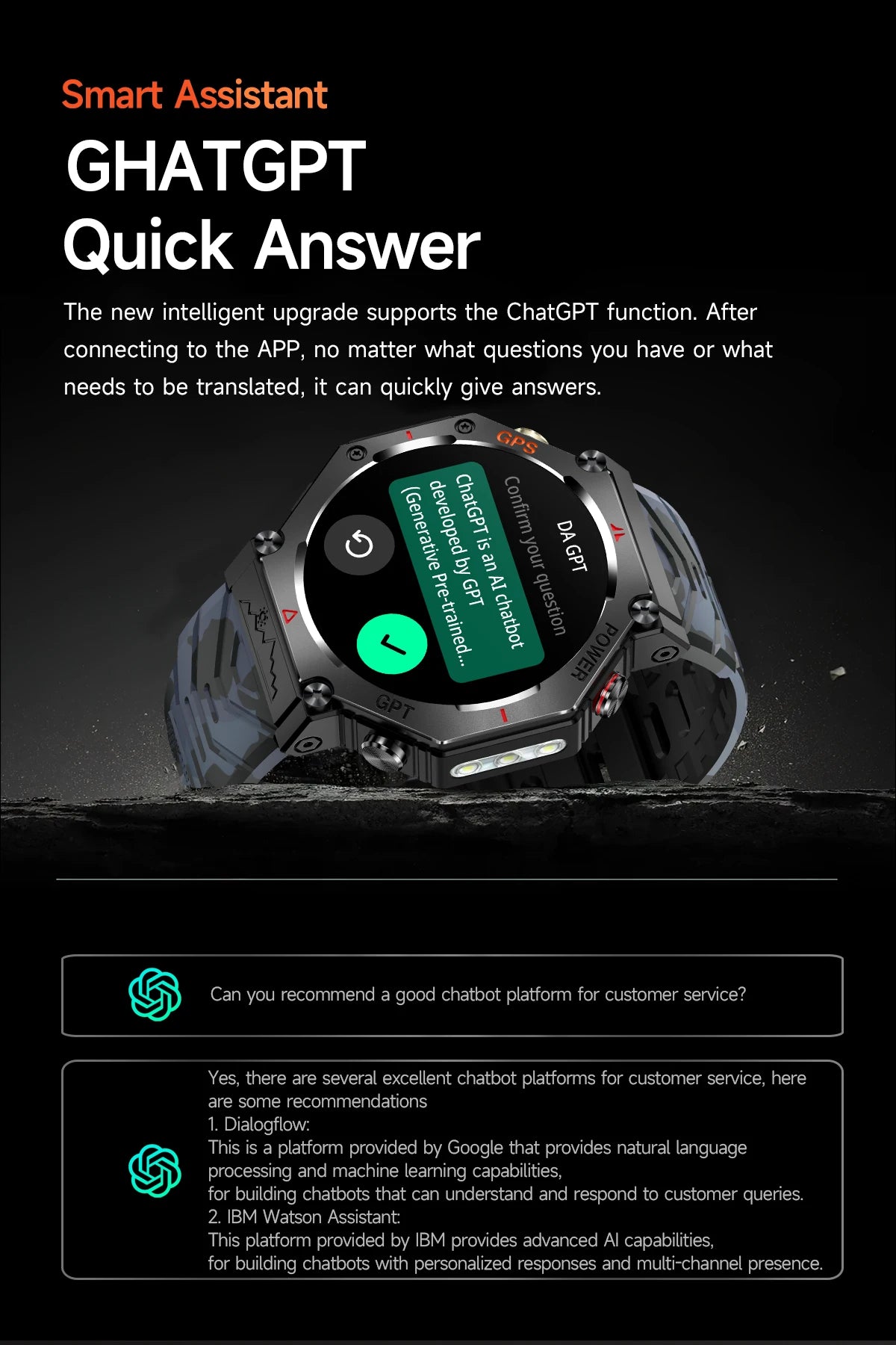 2026 New T-REX3 GPS Smart Watch AMOLED 10ATM Waterproof Compass Tactics Flashlight Voice Call Sports Men Fitness Swim Bracelet