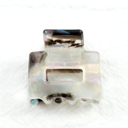 Bgffuy Leopard Korea Acetate Hollow Colorful Mini Hair Claws Crab Hair Clips for Child Girls Hairpins Hair Accessories Barrettes