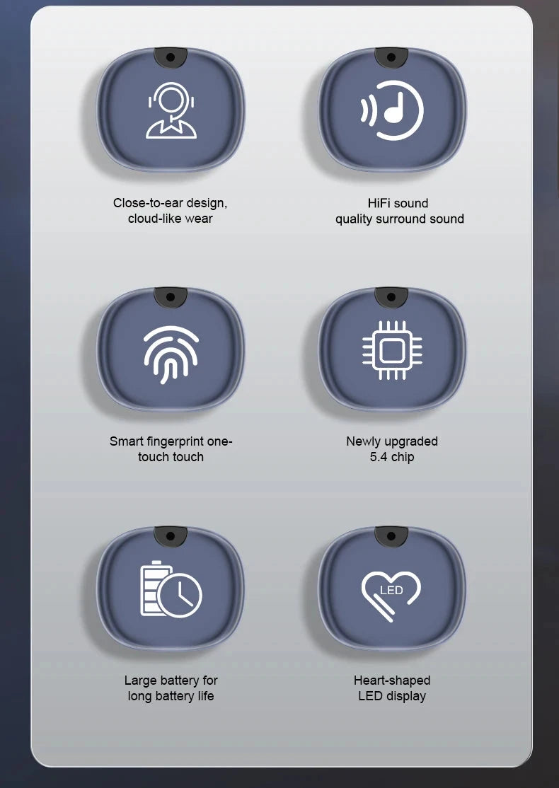 SK28 Ultra-thin Sleeping Headphones 5.4 Wireless Bluetooth Headset Invisible Earbuds Hidden In Ear Sports Earphones Waterproof