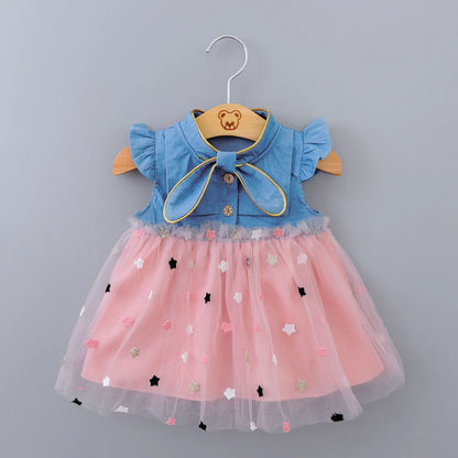 Bear Leader Newborn Bebes Princess Dresses Autumn Christmas Fashion Infant Girl Ruffles Costume Vestidos Cute Bear Bags 0-2Y