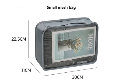 8/9/10/11 Pcs Set Travel Organizer Storage Bags Suitcase Packing Cubes Set Cases Portable Luggage Clothe Shoe Tidy Pouch Folding - AMULET RING STORE