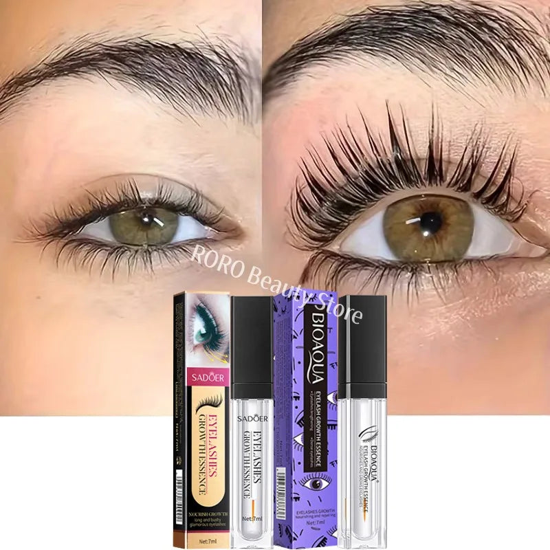 Fast Eyelash Growth Serum 7 Days Lashes Eyebrow Enhancer Product Longer Fuller Thicker Extension Treatment Lash Lift Care Makeup - AMULET RING STORE