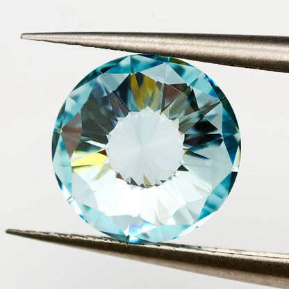 New 5A Quality Round Colored Empire Cut Cubic Zirconia Stones Loose Gemstone for Jewelry Making