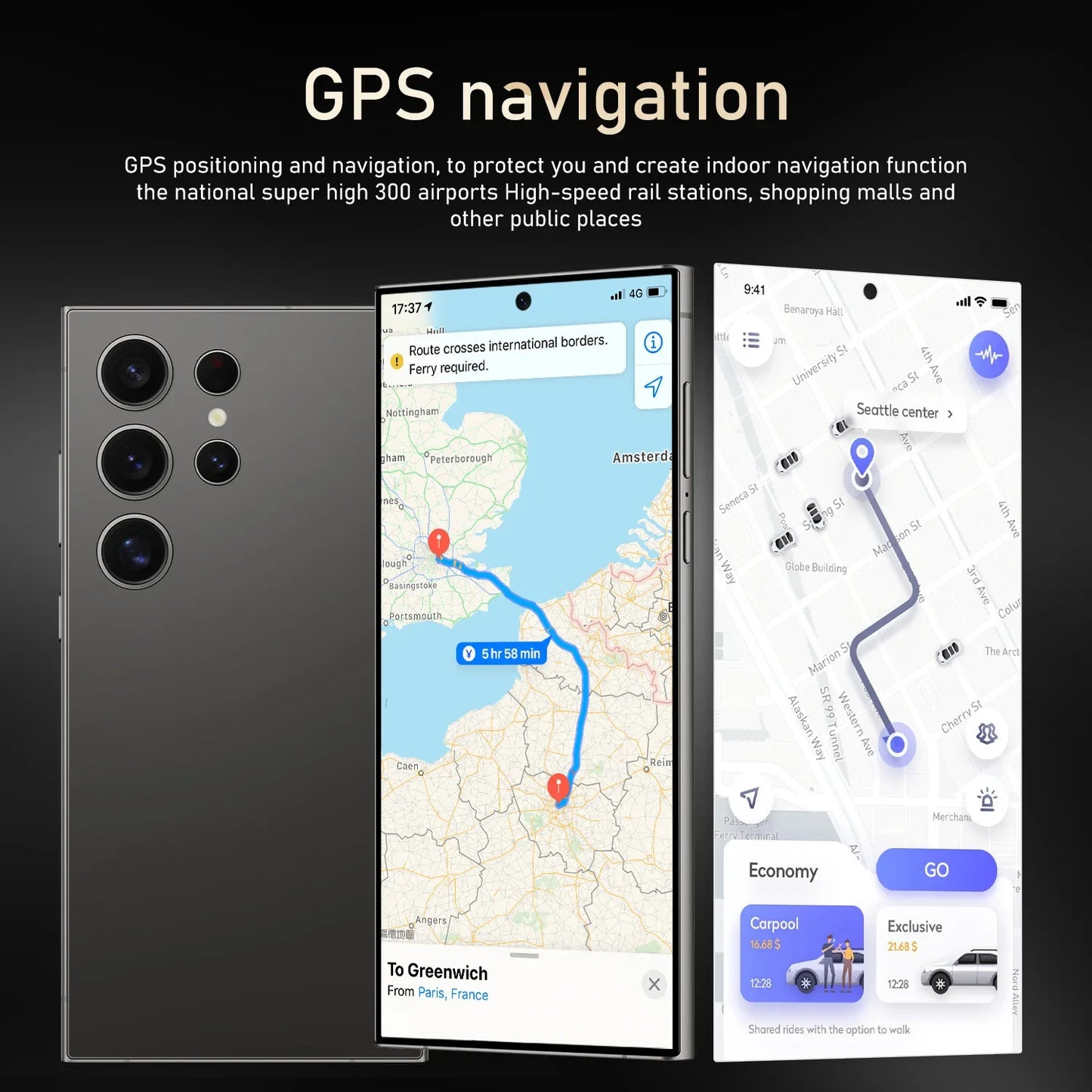 S24 Pro,Smartphone Android,6.8 inch,8GB RAM,256GB ROM,Dual SIM,Mobile phone,Google Play Store,24+48MP,6000mAh,celulares - AMULET RING STORE