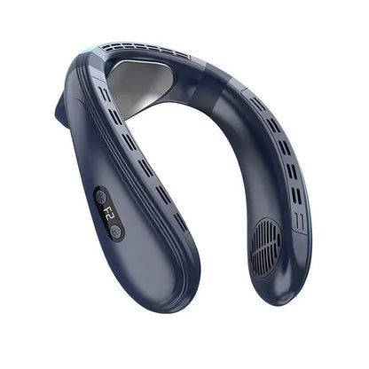 2024 New Neck Air Conditioner Portable Neck Fan Rechargeable Semiconductor Cooling Bladeless Fan Wearable Cooler multi purpose